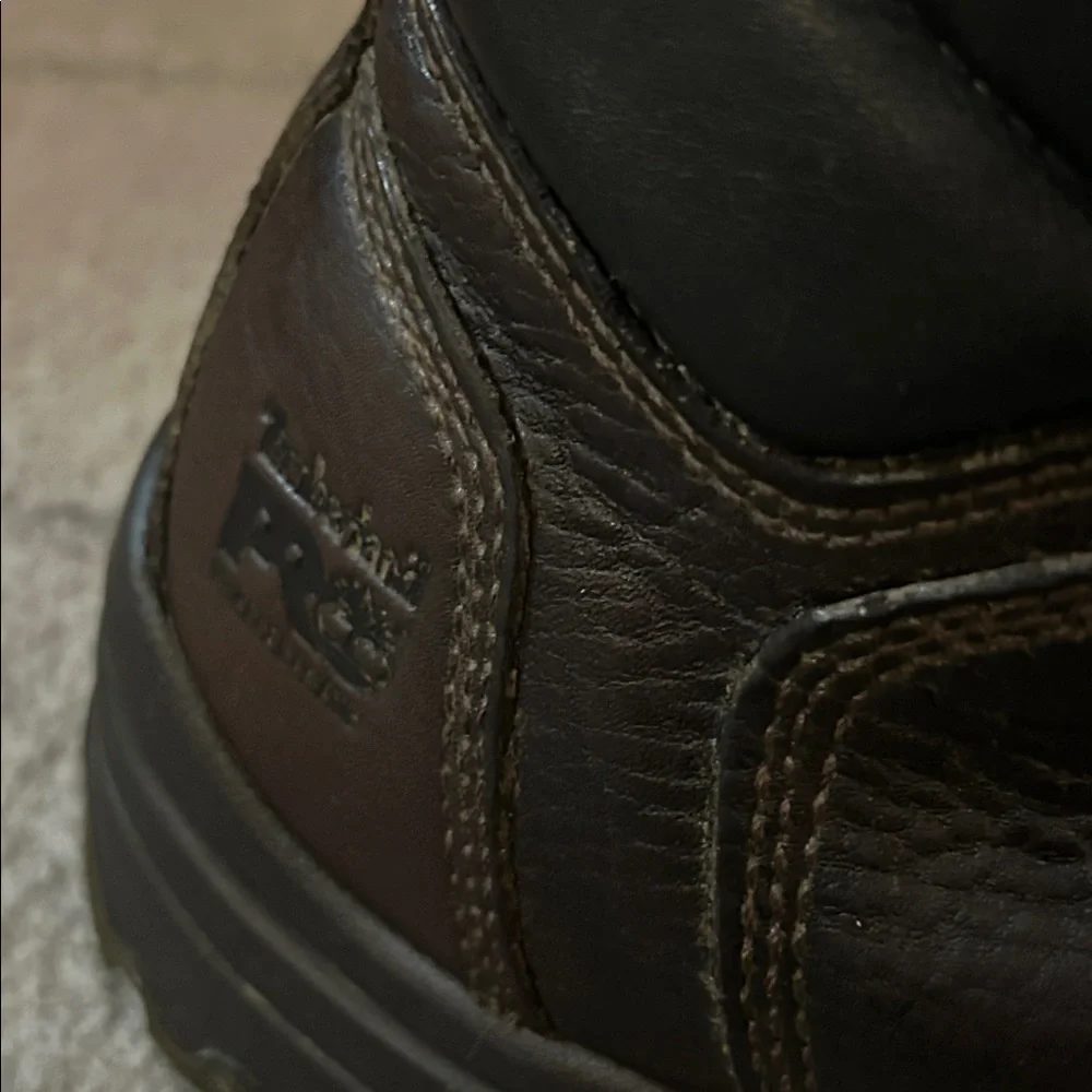 Timberland PRO Titan Dark Brown Leather Boots